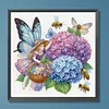 Blumenschmetterling - speziell geformte Diamond Painting - 30*30cm