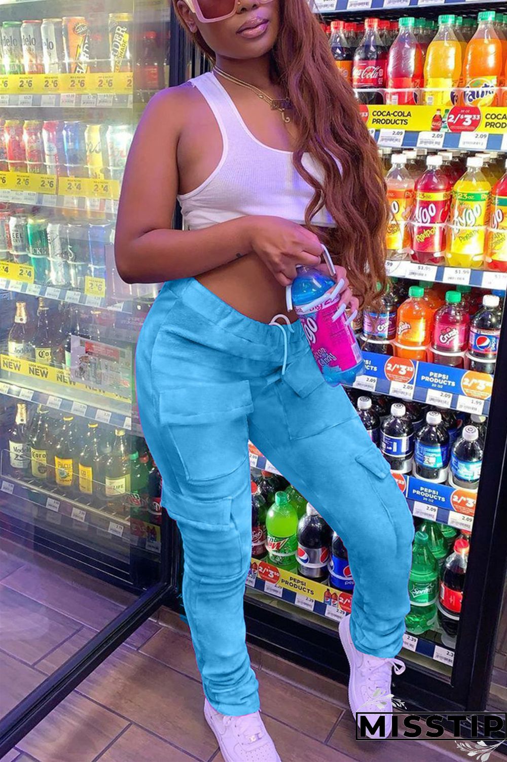 Red Street Solid Bottoms