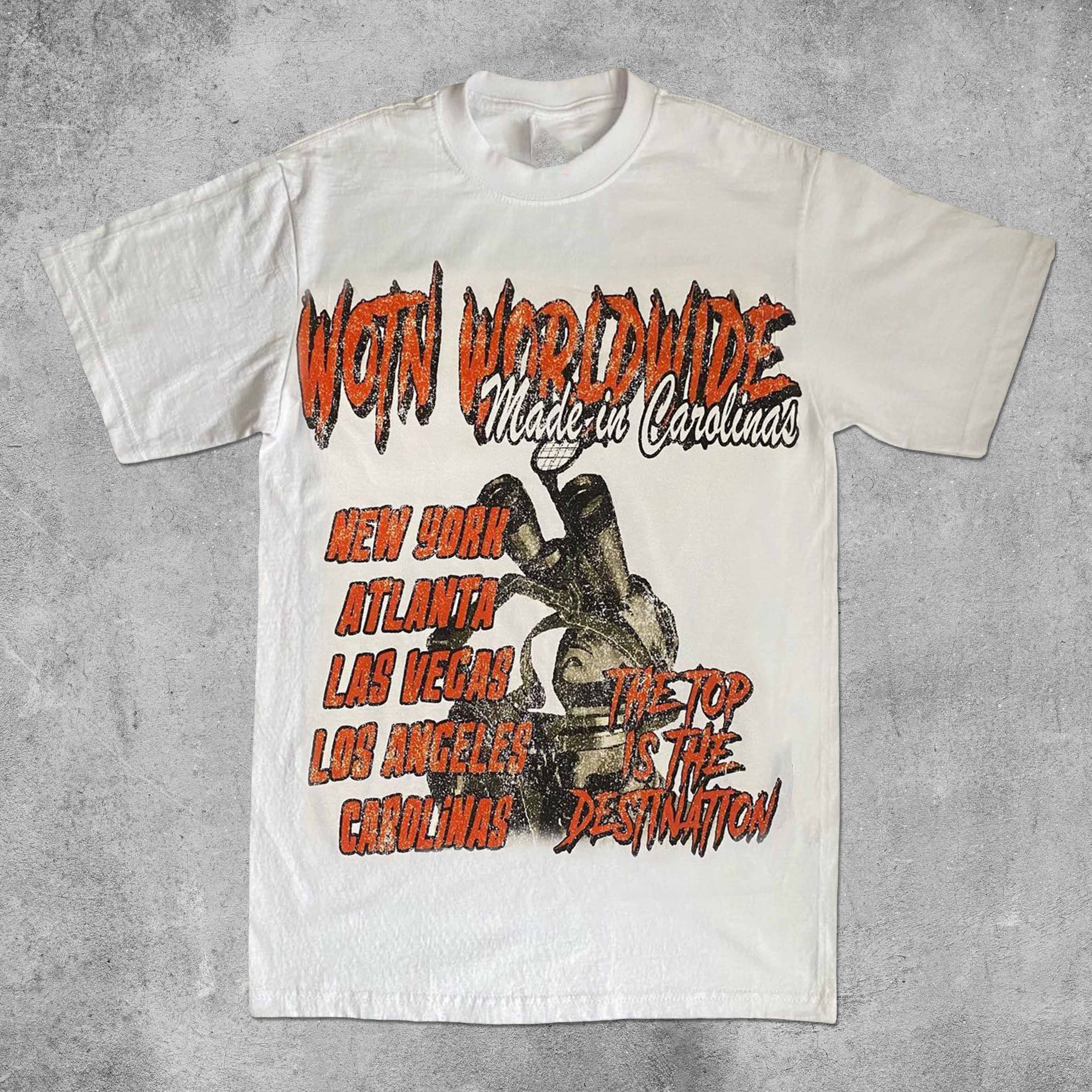 Retro We On Top Now Graphic T-Shirt - SOPULA