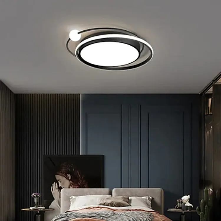 Lacey Modern Multi Orbit Flush Mount Ceiling Light