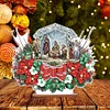 DIY Christmas Jesus Diamond Painting Wooden Desktop Ornament