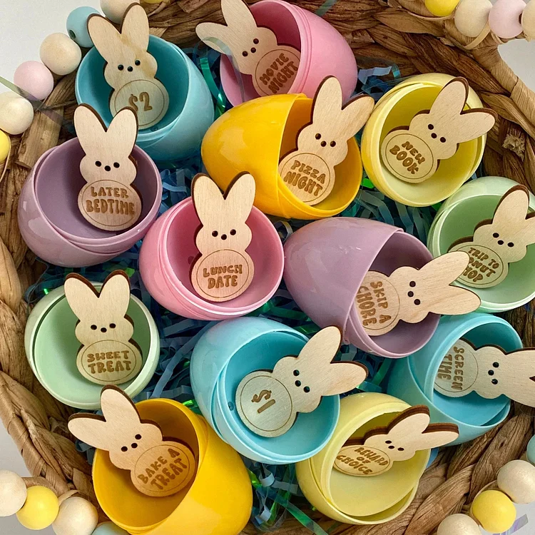 Easter Kids Reward Bunny Tokens - tree - Codlins