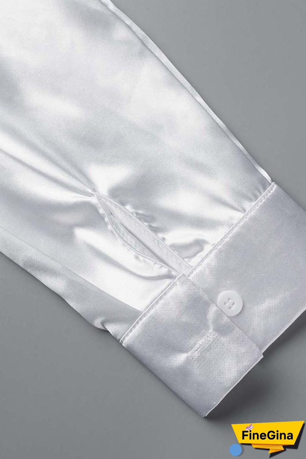 Green Casual Solid Basic Shirt Collar Tops