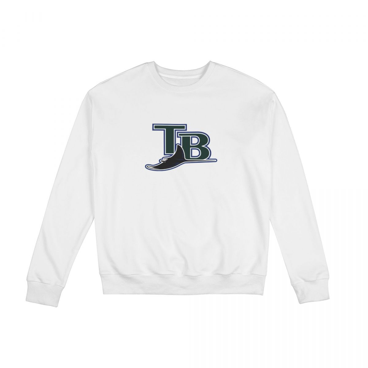 Tampa Bay Rays Logo Unisex Round Neck Sweatshirt