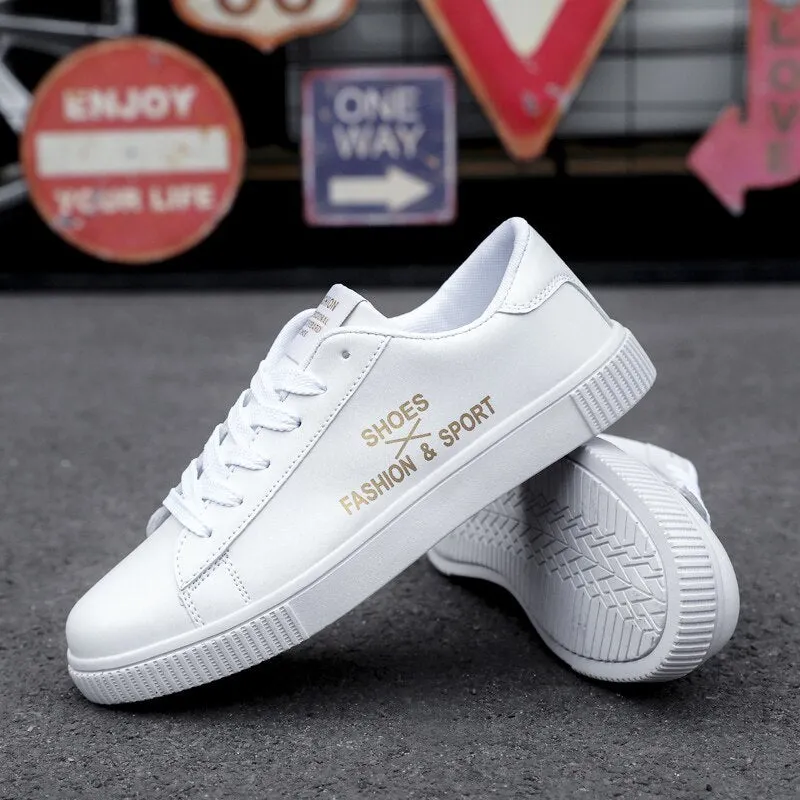 2021 Spring Leather Red Black White Sneakers Women Vulcanized Flats Sport Shoes Woman Footwear Tenis basket femme Big Size 36-46