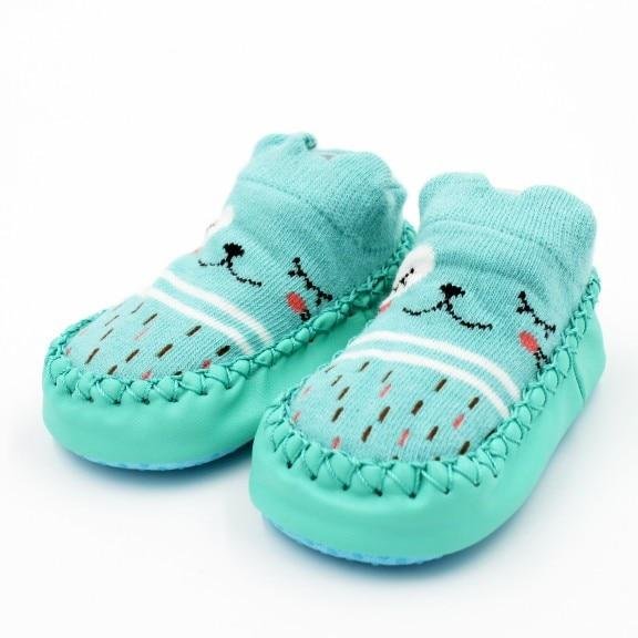 2021 Baby Socks With Rubber Soles Infant Sock Newborn Autumn Winter Children Floor Socks Shoes Anti Slip Soft Sole Sock
