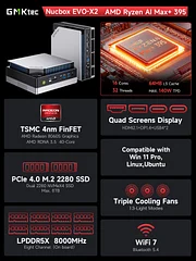 AMD Ryzen™ AI Max+ 395 --EVO-X2 AI Mini PC