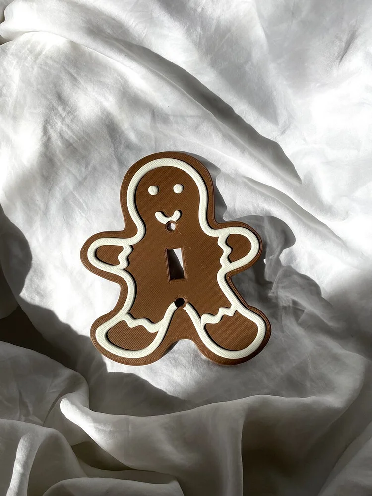 Gingerbread Man Light Switch Cover(1 toggle)