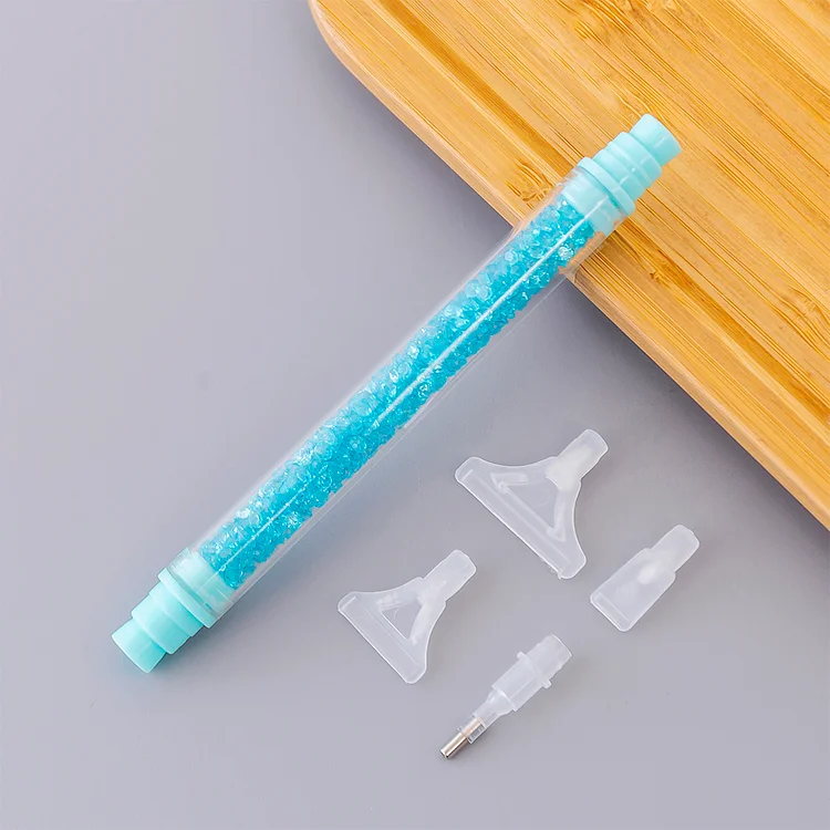 5D Resin Diamond Painting Pen Flower Point Drill Pen with Replacement Head