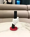 Creative Mickey Gloves Mickey Holding Vase Desktop Remote Control Storage Ornaments Desk Personalized Decorative Ornaments