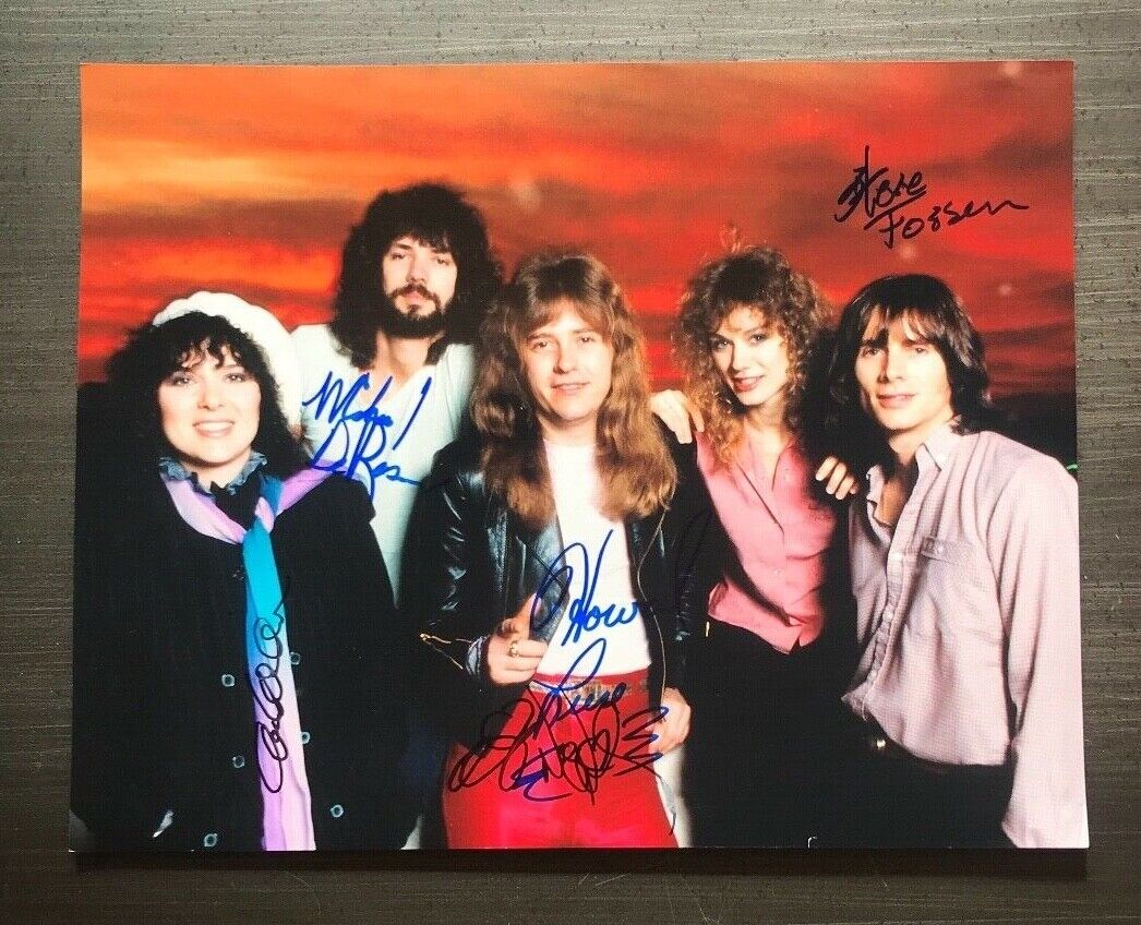 * HEART BAND * signed autographed 11x14 Photo Poster painting * ANN & NANCY WILSON +3 * 1