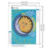 Diamond Painting-DIY Full Crystal Rhinestone Sun Moon