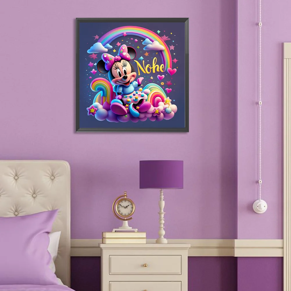 Diamond Painting - Full Round Drill - Mickey Mouse(Canvas|30*30cm)