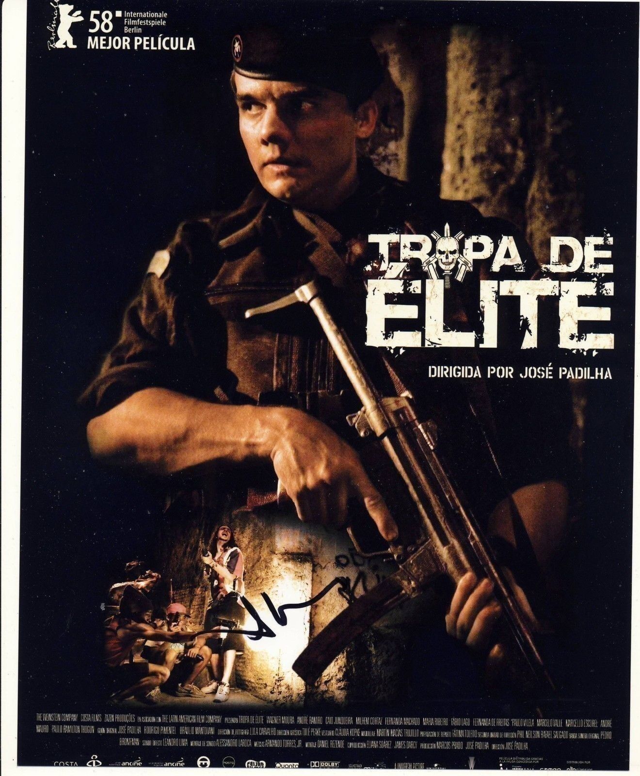 Jose Padilha Autograph ELITE DIRECTOR Signed 10x8 Photo Poster painting AFTAL [4771]