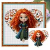 Disney Princess Love-11CT Stamped Cross Stitch 40*40cm/15.75*15.75in tapestrymarket