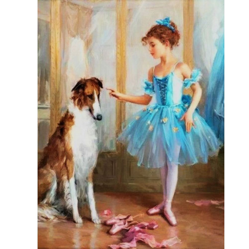 

Little Girl - Round Drill Diamond Painting - 30*40CM, 501 Original
