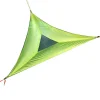 Triangle Hamac ext&eacute;rieur portable en maille triangulaire Voyage Camping, Multi Personne Imperm&eacute;able pour Arri&egrave;re-Cour Jardin