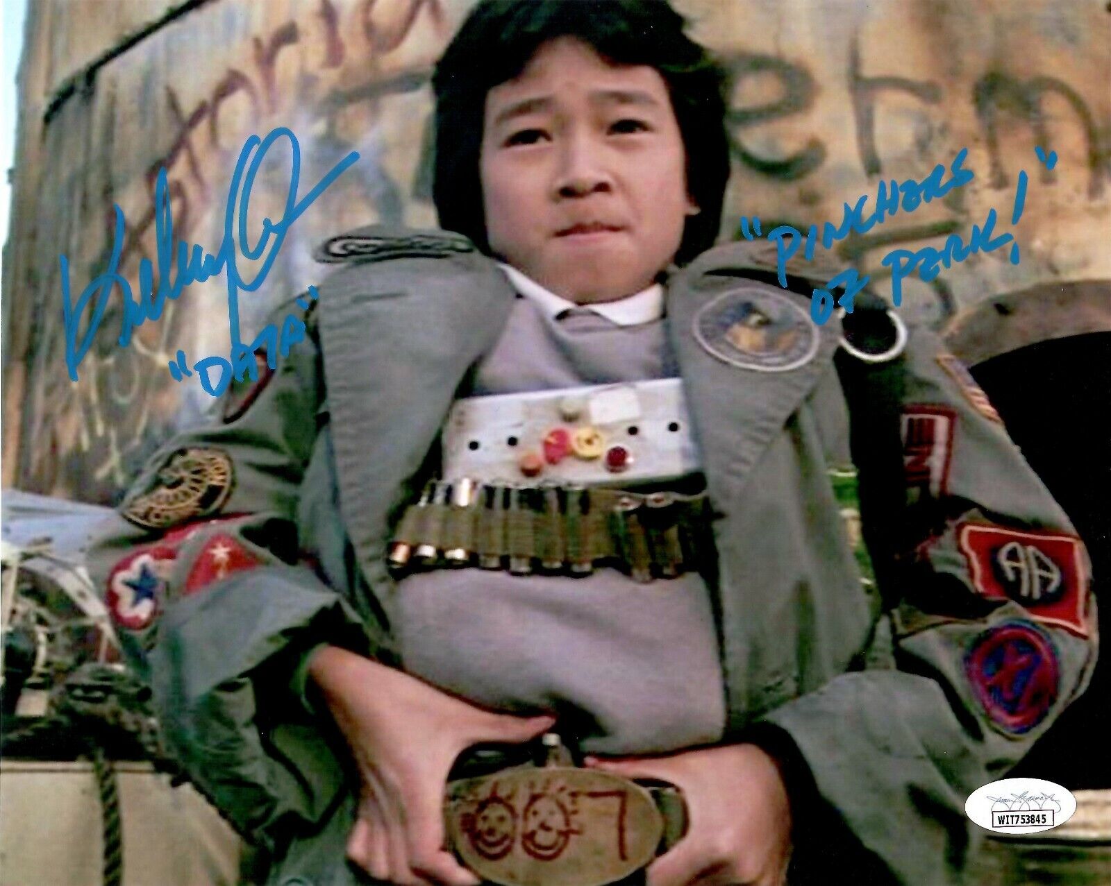 Jonathan Ke Quan autographed signed inscribed 8x10 Photo Poster painting JSA Witness The Goonies