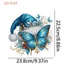 Diamond Painting Acrylic Christmas Butterfly Window Hanging Pendant for Home Decor