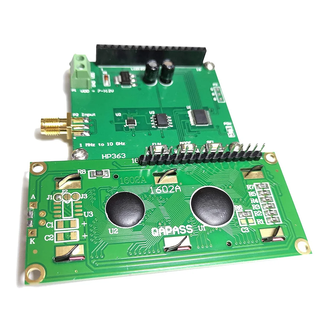 HP363 1MHz~10GHz -50~0dBm RF Power Watt Meter Calibration RF Power Measurement RF Power Attenuation Value Can be Set