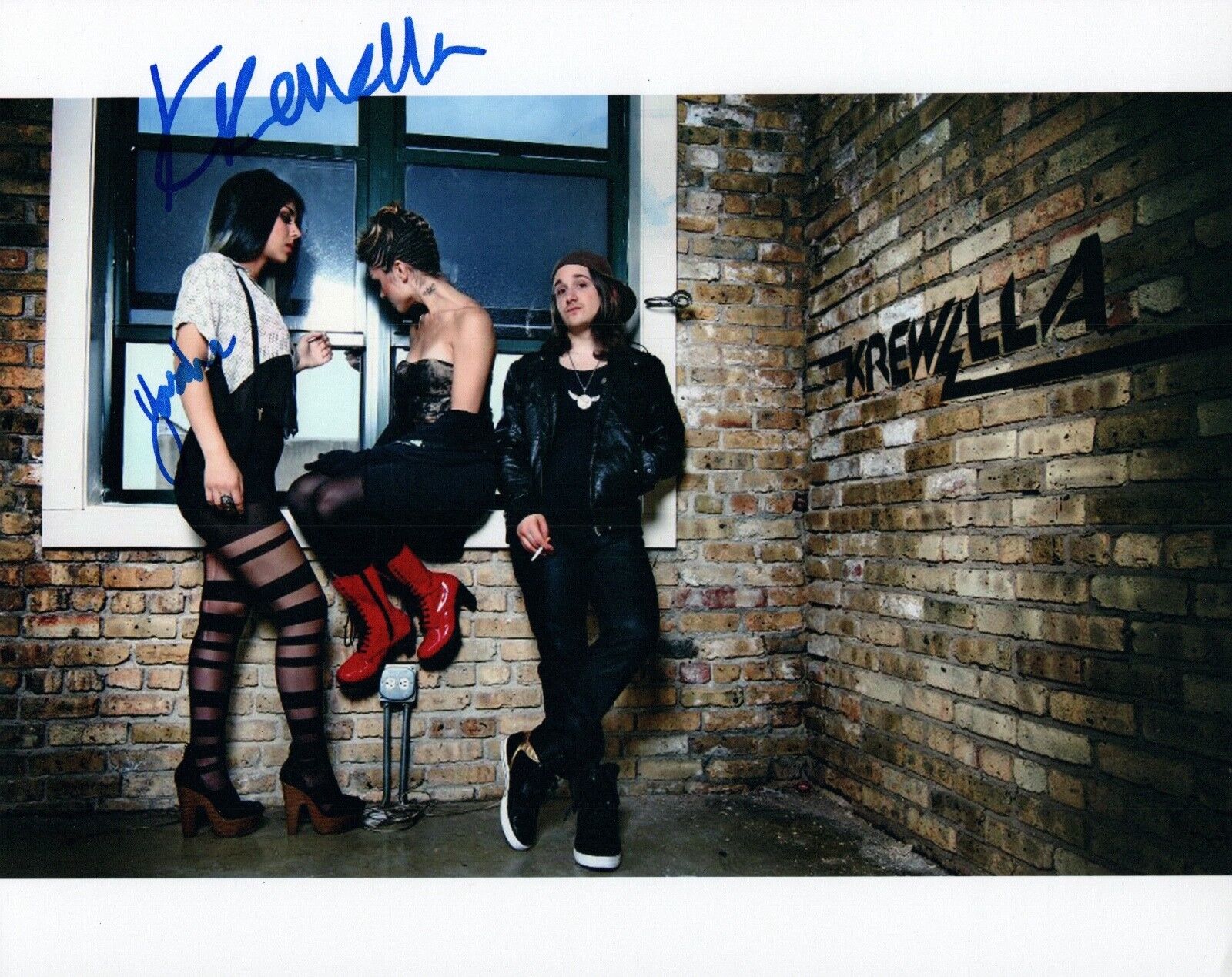 KREWELLA Signed Autographed 8x10 Photo Poster painting EDM DJ Group COA VD