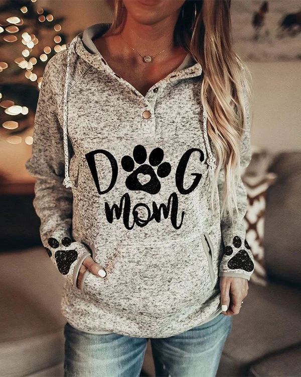 Women Print Long Sleeves Trendy Hoodies
