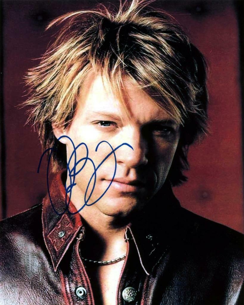 Jon Bon Jovi SIGNED AUTOGRAPHED 10 X 8