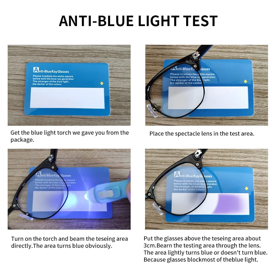 Anti Blue Light Photochromic Glasses