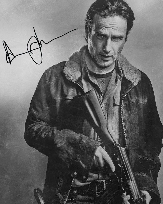 Andrew Lincoln - The Walking Dead Autograph Signed Photo Poster painting Print