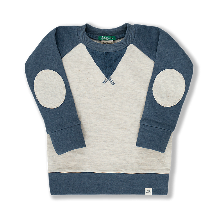 Midnight Elbow Patch Sweatshirt