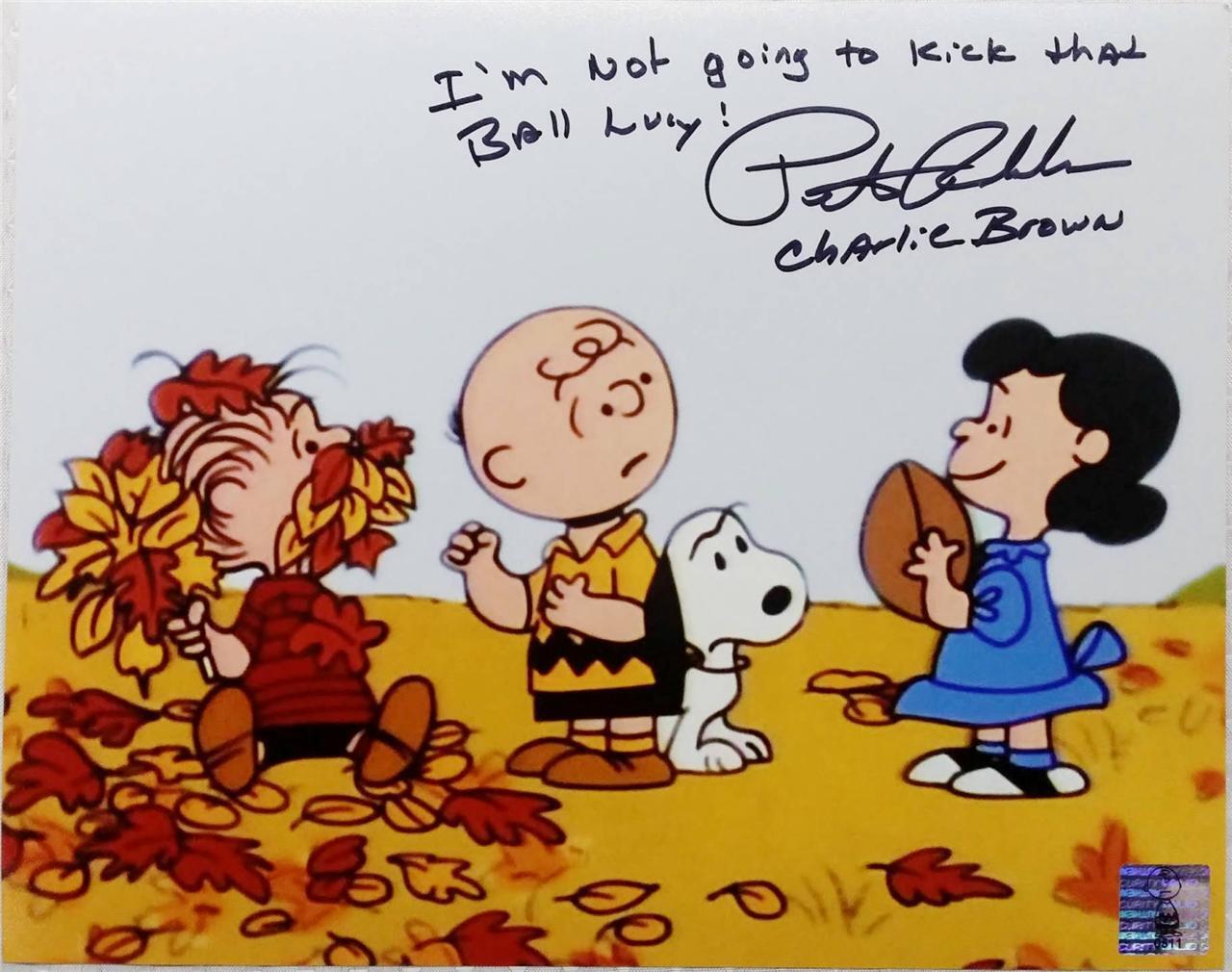 Peter Robbins Voice Of Charlie Brown Signed 8x10 Photo Poster painting OC Dugout Exclusive (J)