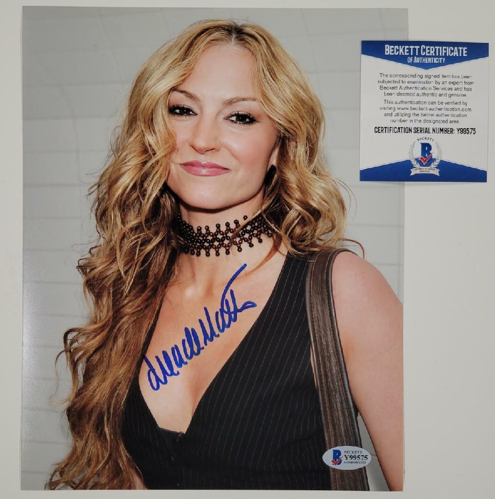 Drea De Matteo signed 8x10 Photo Poster painting Sopranos ~ Sons of Anarchy (A) Beckett BAS COA