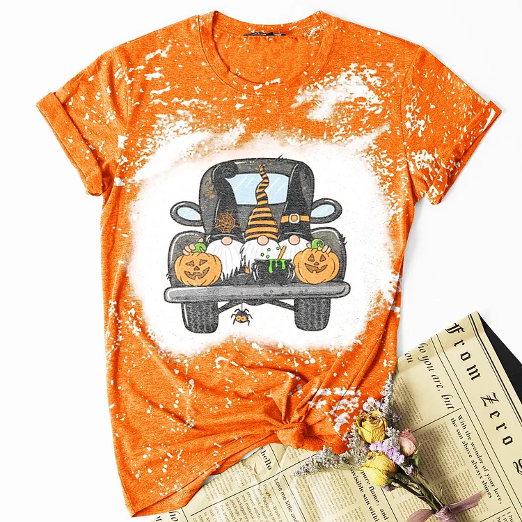 Halloween Truck Tie Dye Shirt