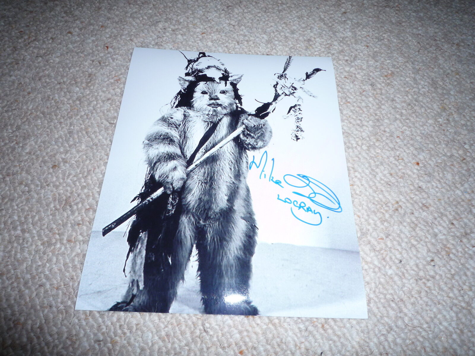 MIKE EDMONDS signed autograph 8x10 (20x25 cm) In Person STAR WARS Logray