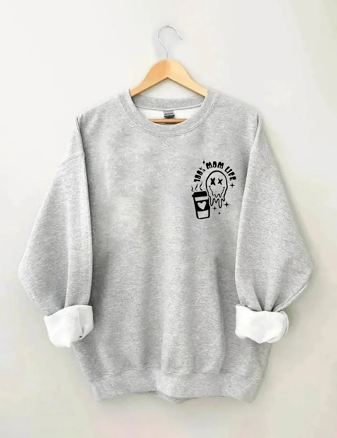 Caffeine And Chaos Mom Sweatshirt