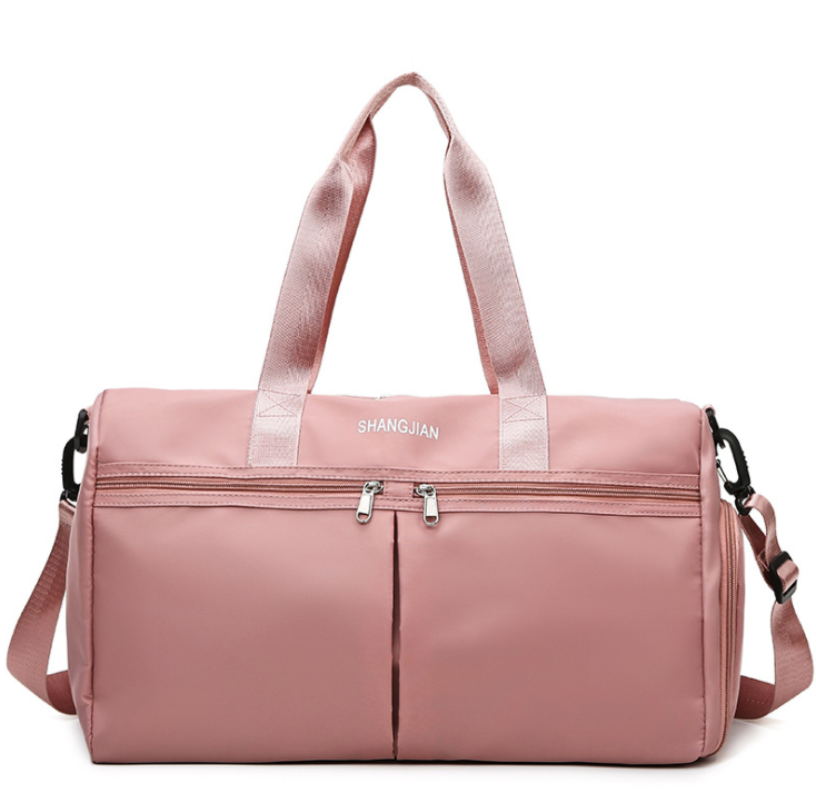 Dry Wet Separated Gym Training Handbag (Solid Color)