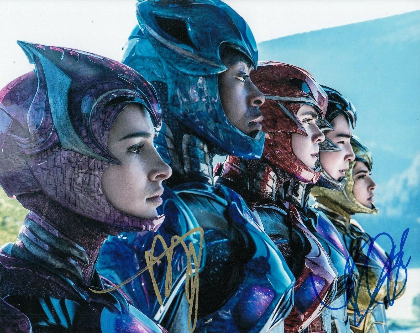 DACRE MONTGOMERY & BECKY G signed (POWER RANGERS) Trini 8X10 Photo Poster painting W/COA #3