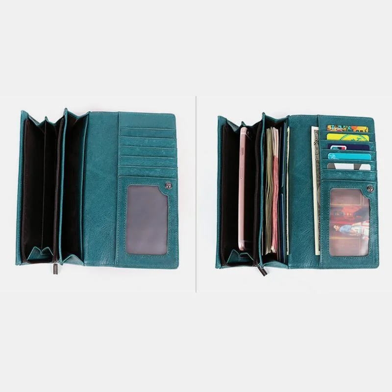 Genuine Leather RFID Vintage Wallet