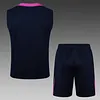2025/2026 Barcelona Pre-Match Training Cyan Vest+Shorts Football1:1 Thai Quality