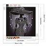 Elegante Dame - speziell geformte Diamond Painting - 30*30cm