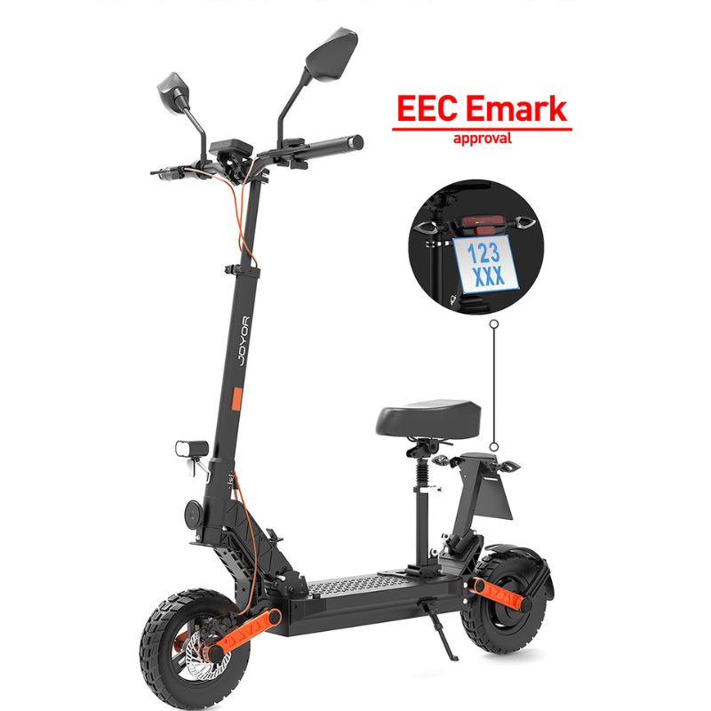 Joyor S8E Electric Scooter &ndash; 800W Motor, 80 km Range, Dual Suspension,Foldable Design, EEC EMark 