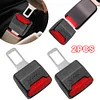 2Pcs Auto Seat Belt Buckle Clip Car Seat Belt Clip Extender Car Seat Belt Tongue