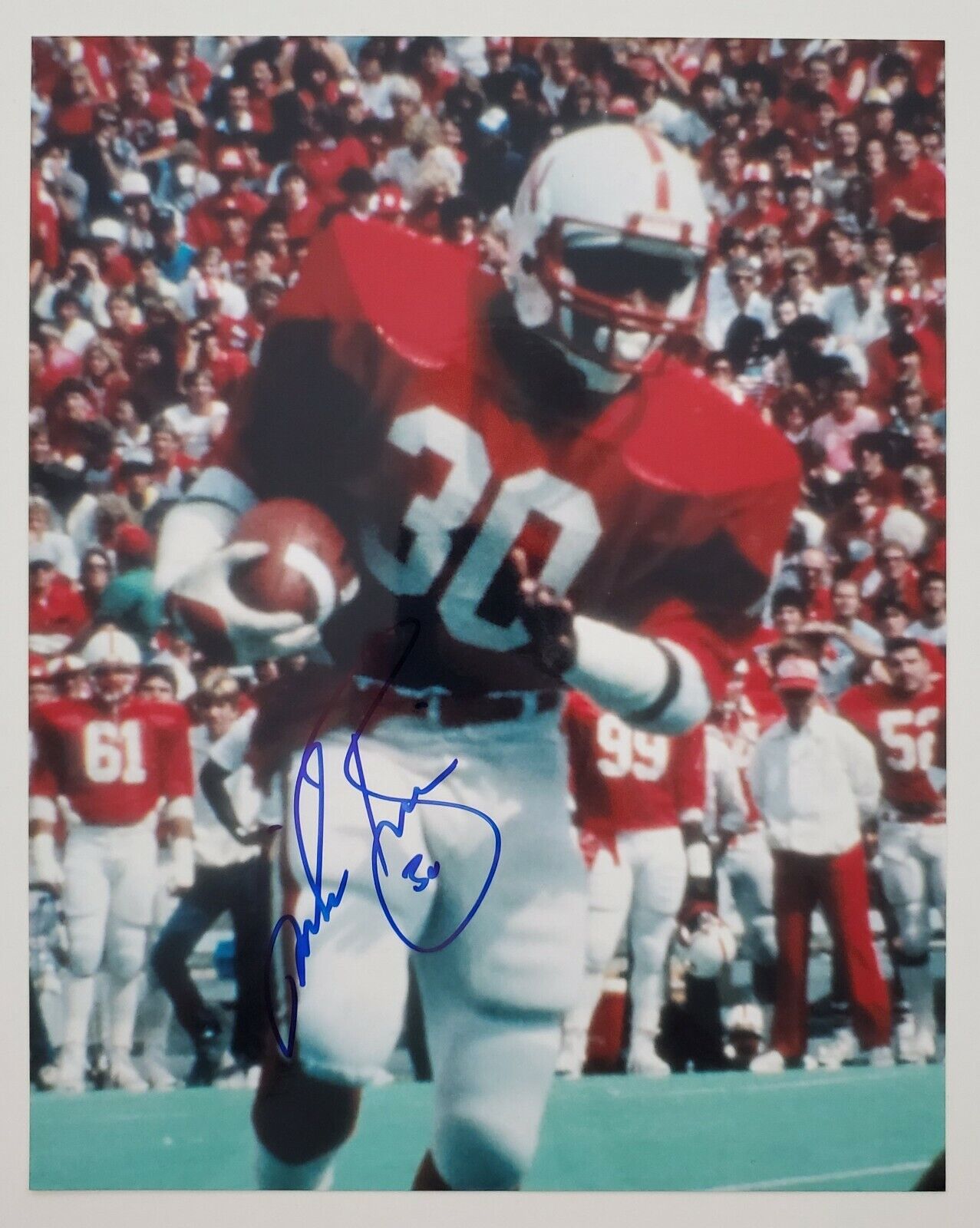 Mike Rozier Signed 8x10 Photo Poster painting Houston Oilers NFL Heisman Winner 2x Pro Bowl RAD