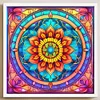 Mandala - 11CT Stamped Cross Stitch - 40*40cm