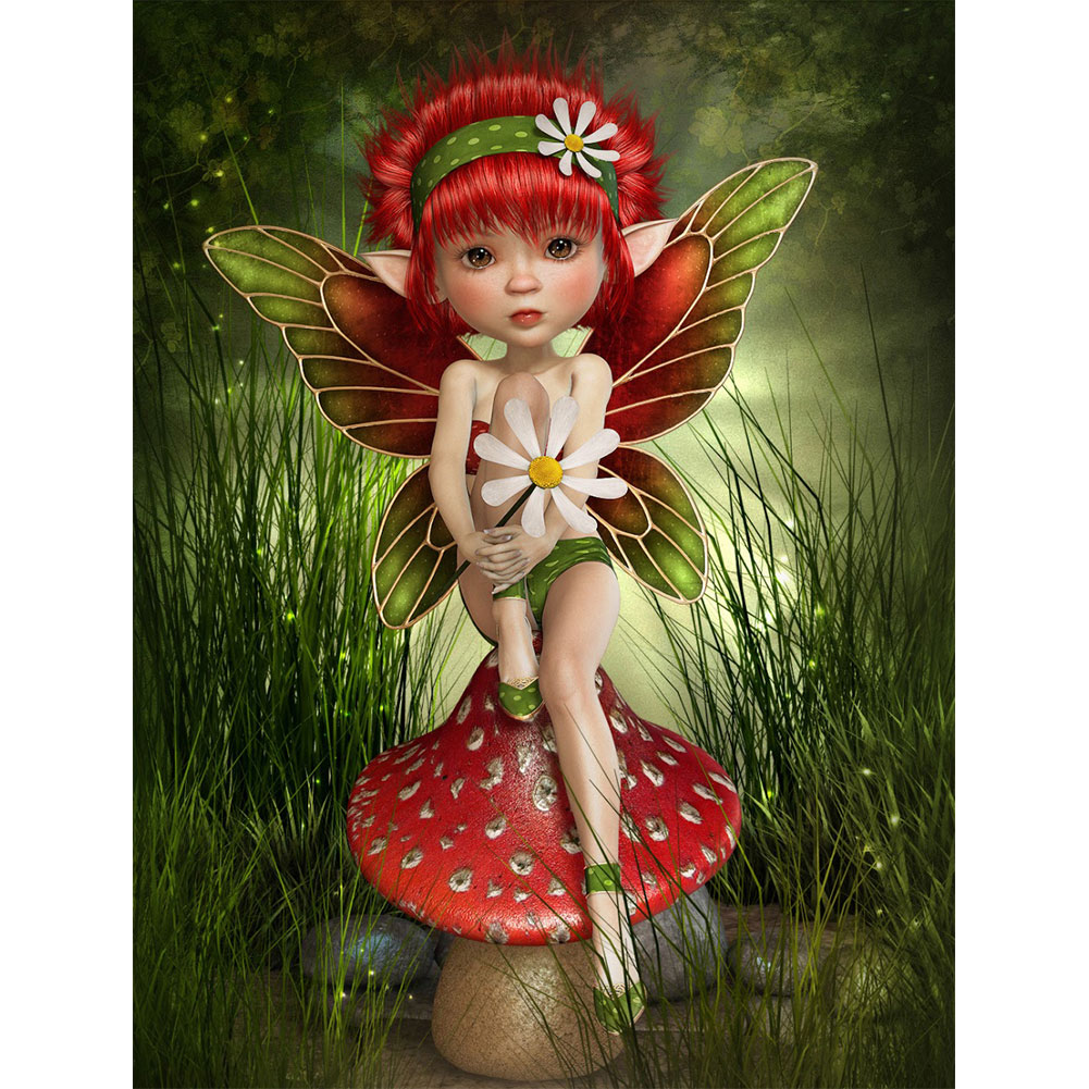 

Fairy Girl - Round Drill Diamond Painting - 30*40CM, 501 Original