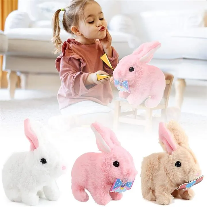 Rowlinnsky Bunny Toys Educational Interactive Toys Bunnies Can Walk and Talk