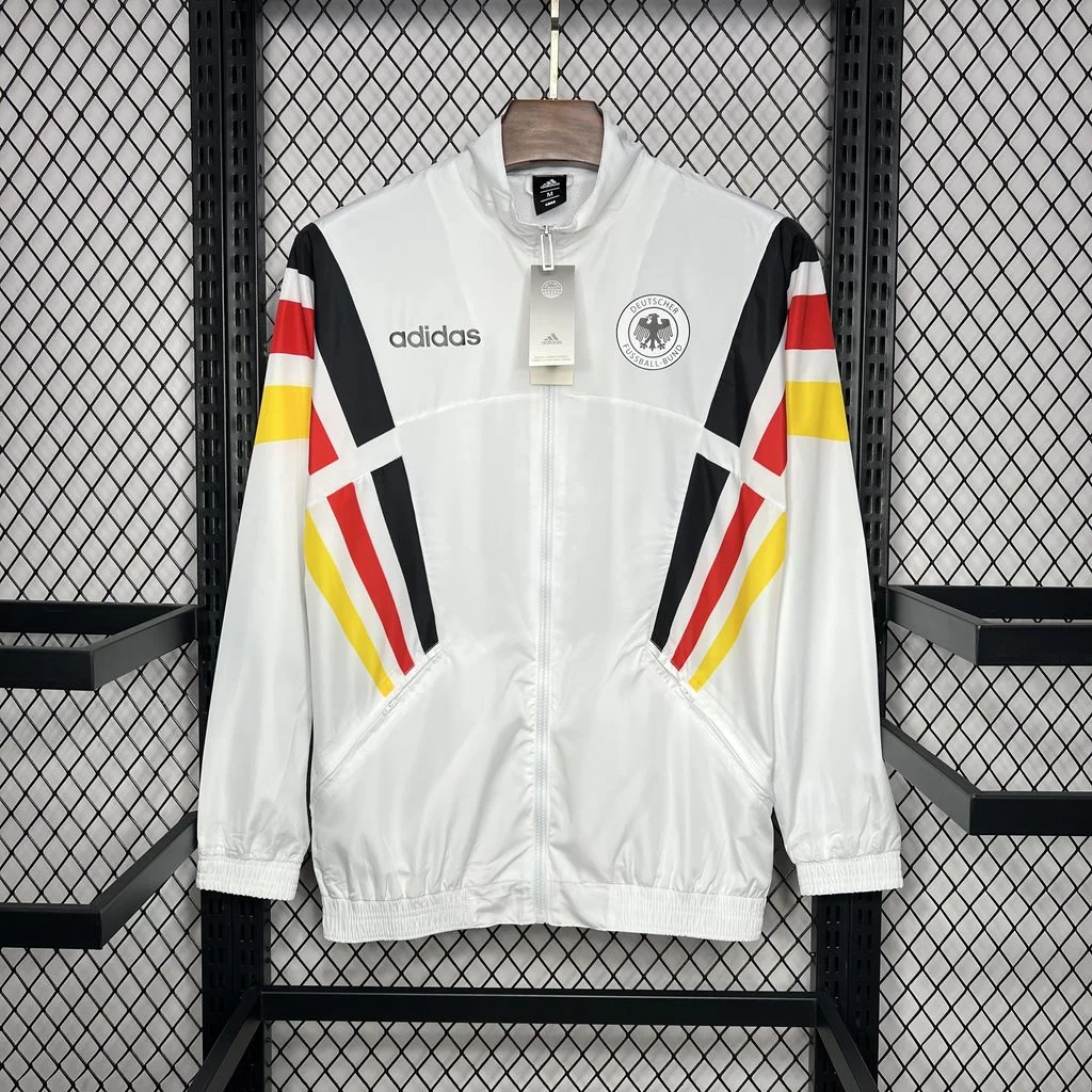 2024 2025 Germany Windbreaker Soccer Jersey White