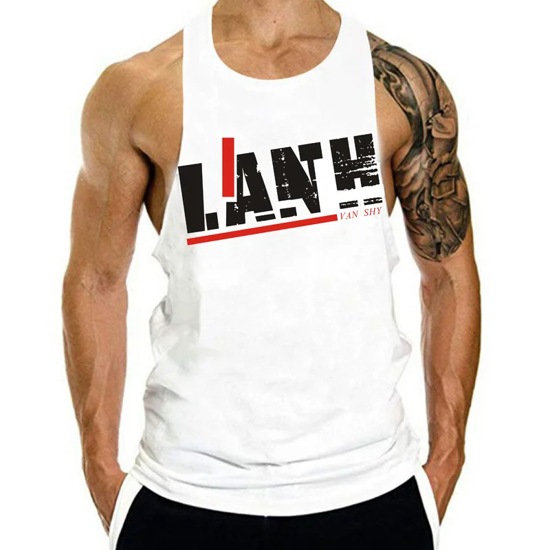 Sports Vest Men's Loose Muscle Sleeveless T-Shirt