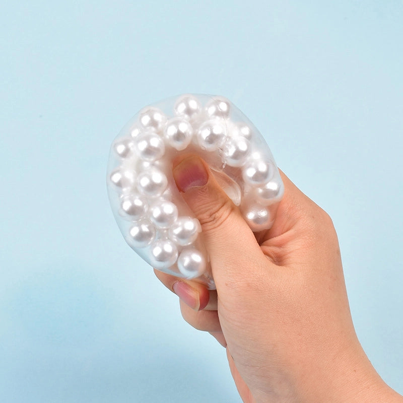 Hot Sale Colorful Hot Beads High Color Value Kneading Music Decompression Toy Noisy Ball Pearl Hand Ball Vent Toy Ball