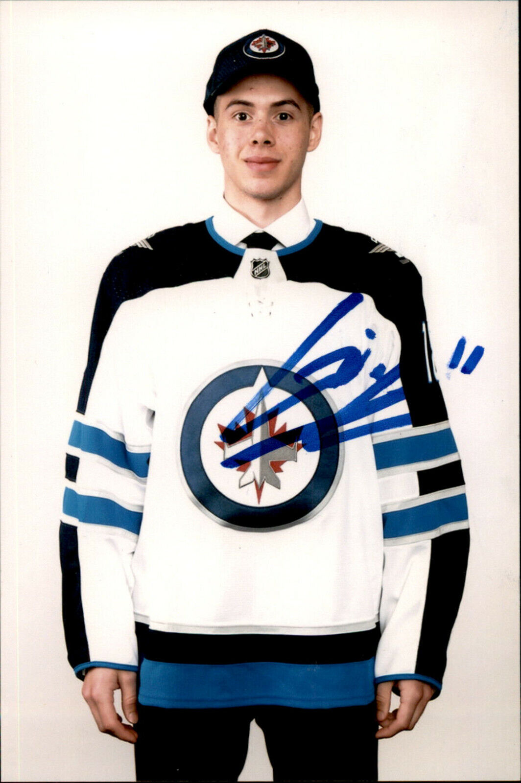 Giovanni Vallati SIGNED 4x6 Photo Poster painting WINNIPEG JETS #2